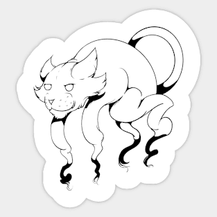 ghost cat Sticker